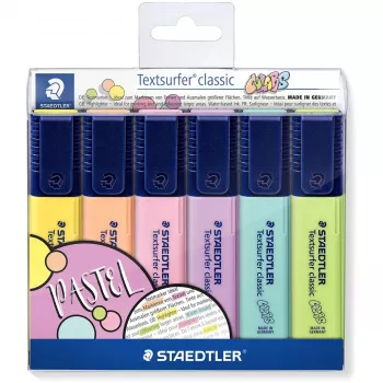 Marker Staedtler 364 C 6 tk Meislitera Laim Mündi Virsik Roosa Violetne Kollane