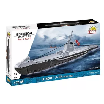 Ehituskomplekt Cobi U-Boot U-52 — 474-osaline mudelikomplekt