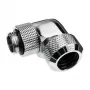 Alphacool Eiszapfen 13mm HardTube kruviühendus 90° pööratav G1/4 - nurkliitmik vedelikjahutussüsteemile - kroom