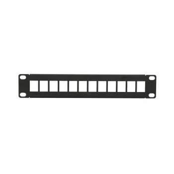 Patch panel Extralink 12-pordiline UTP 10-tolline metallkorpuses, must