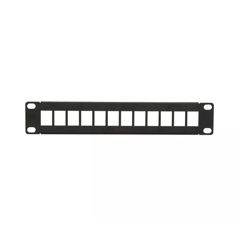 Patch panel Extralink 12-pordiline UTP 10-tolline metallkorpuses, must