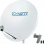 Satelliiditaldrik SCHWAIGER SPI9960SET2 80 cm topelt-LNB-ga 2 osalejale