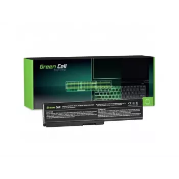 Aku roheline Cell TS03 Toshiba Satellite C650 C650D C660 C660D L650D L655 L750 jaoks – Li-Ion 10,8 V 4400 mAh, 6 elementi, must