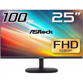 ASRock | Monitor | CL25FF | 24.5 tolli | IPS | 16:9 | 100 Hz | 1 ms | HDMI-portide arv 1 | Must
