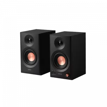 Edifier MR3 Mustad aktiivsed stuudiomonitorkõlarid | 18W x 2 W | Bluetooth | ≥ 85 dB | Juhtmevaba ühendus