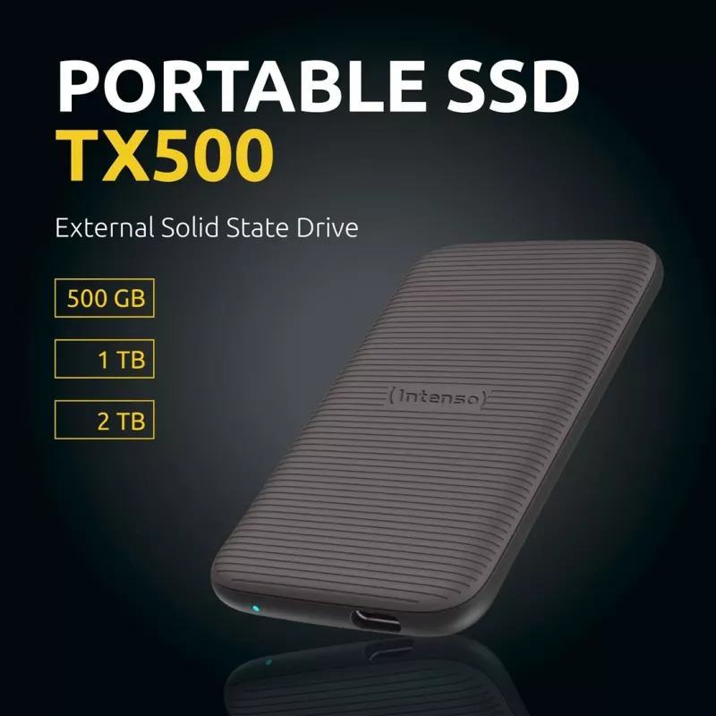 SSD Intenso 1TB väline USB USB-C 3.2 Gen 2 pruun