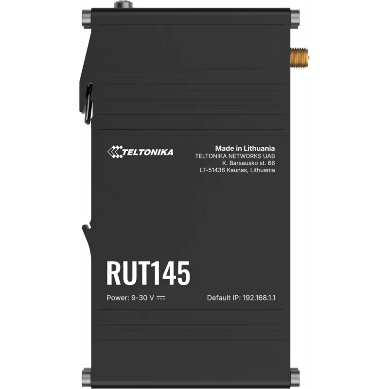 Ruuter TELTONIKA RUT145 RS485 liidese, mobiilsideühenduse ja tööstuslike I/O-dega