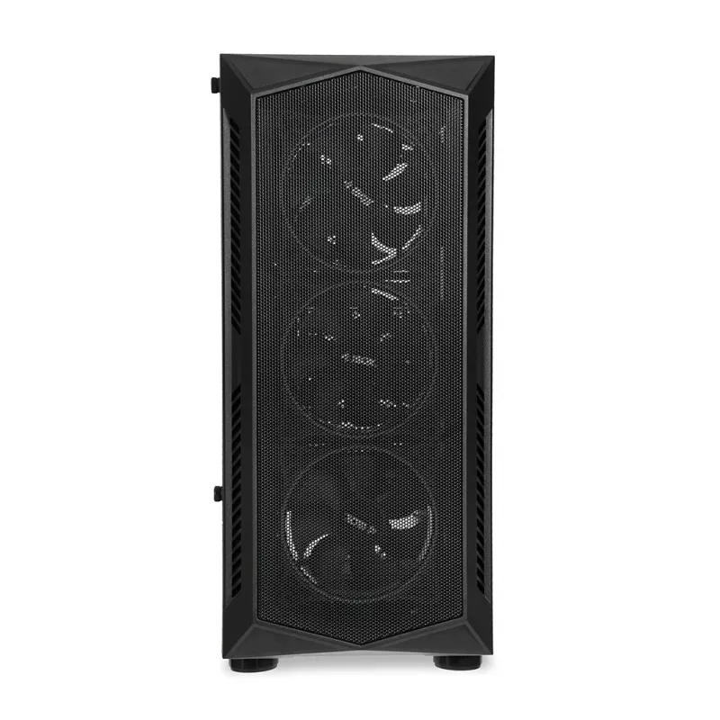 Arvutikorpus IBOX LUPUS 27 Midi Tower ATX, karastatud klaas, RGB, 455×200×380 mm, toetab ATX, GPU kuni 32 cm