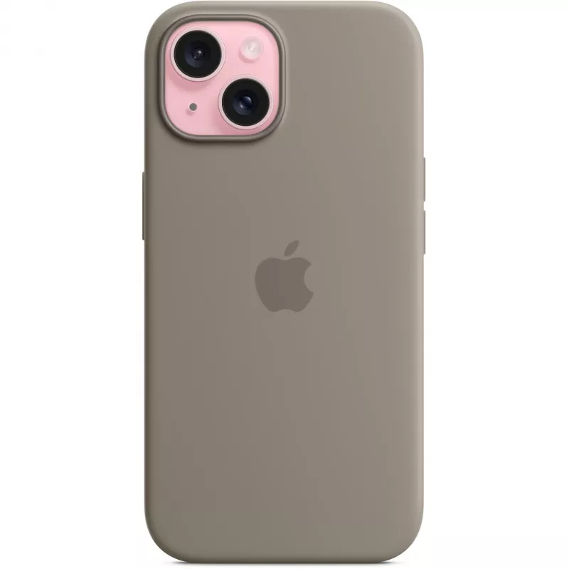 Silikoonümbris MagSafe'iga iPhone 15 jaoks - savi