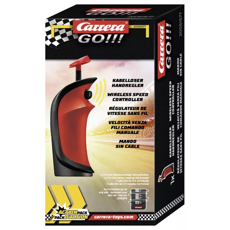 Juhtmega/juhtmeta käeshoitav kontroller CARRERA 20061677 Carrera GO!!! slotiautode võidusõidu jaoks