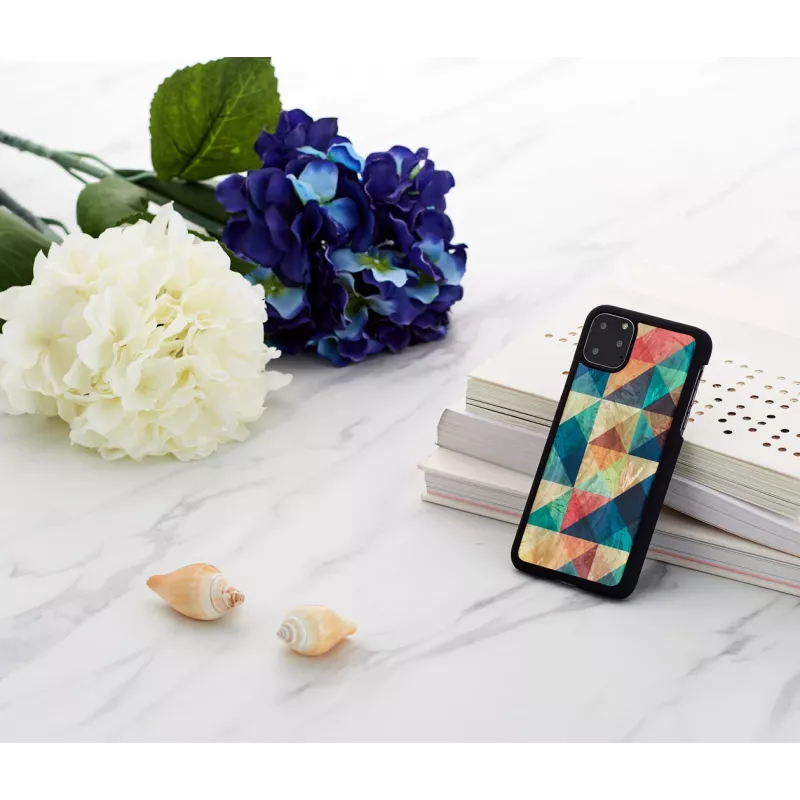 Nutitelefoni ümbris iKins iPhone 11 Pro Maxile — Mosaiik-must kaitseümbris