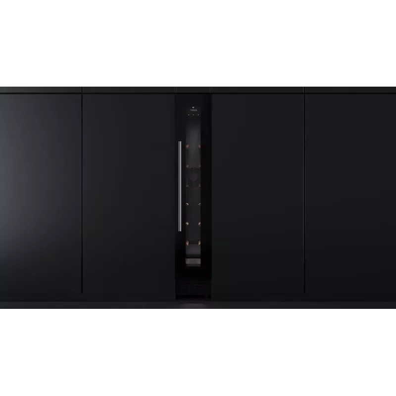Teka RVU 10008 GBK Termoelektriline veinijahuti Sisseehitatav Must 8 pudelit
