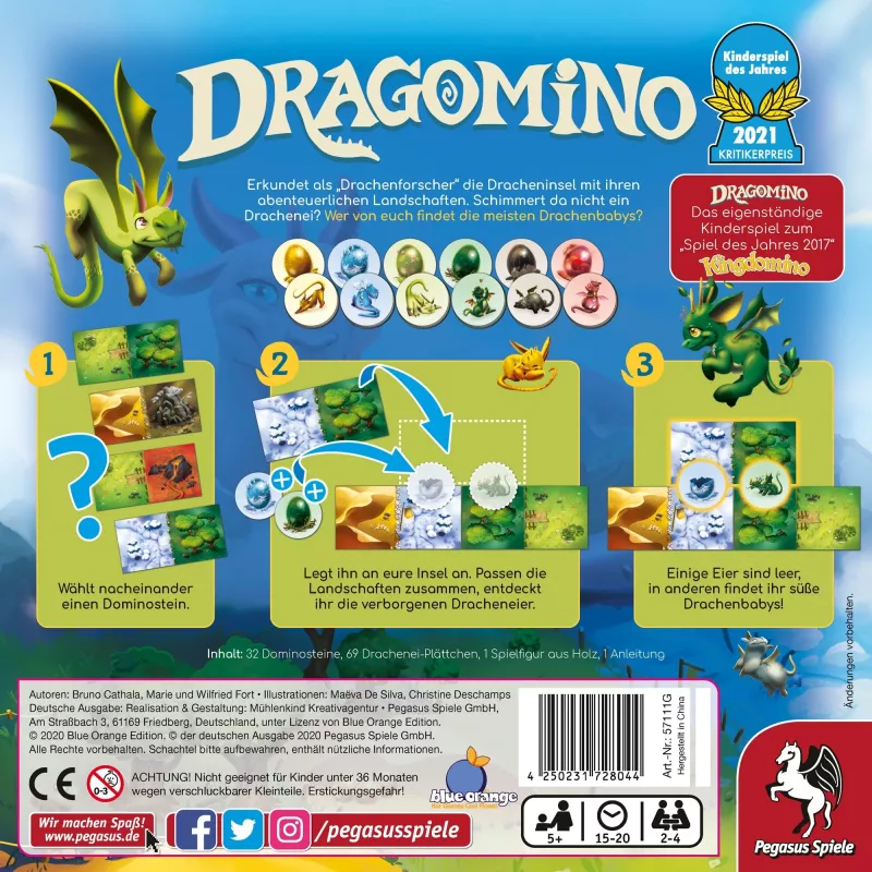 Dragomino, lauamäng Aasta lastemäng 2021