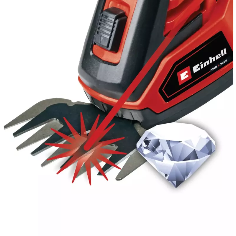 Murukäärid ja põõsakäärid EINHELL GE-CG 18/100 Li 18 V Li‑Ion 2,5 Ah — juhtmeta trimmeri terad 100 mm