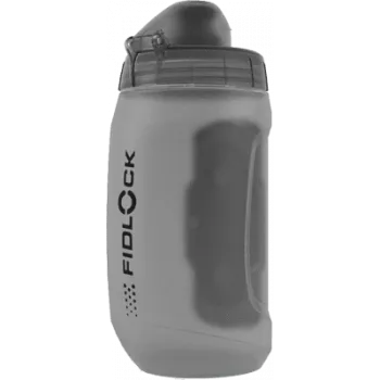 Fidlock Twist Bottle 450 Connector — pudeli kinnitussüsteem, läbipaistev/must