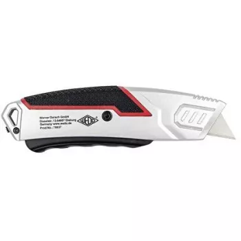 Utility Knife Wedo 78 837 Must Red Silver Snap-off Blade 60mm Width 166mm Length