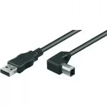 Wentronic Goobay USB 2.0 Hi-Speed Cable, must, 3 m - USB 2.0-pistik (tüüp A) > USB 2.0-pistik (tüüp B) (68733)