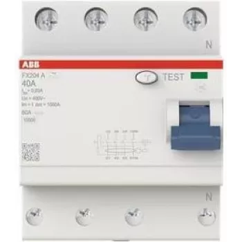 ABB rikkevoolukaitselüliti FX204A-40/0.03 4P tüüp A 40A 30mA (2CSF204165R1400)