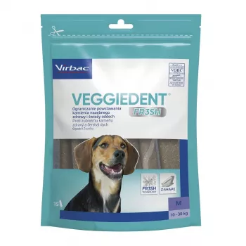 VIRBAC Veggiedent Fresh hambaravi närimiskomm koertele M — keskmine suurus hambahügieeni maius