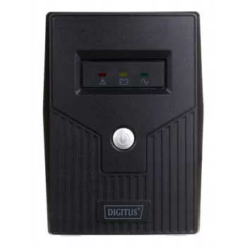 Digitus DN-170064 katkematu toiteallikas (UPS) Line-Interactive 0,8 kVA 480 W 2 AC-pistikupesa