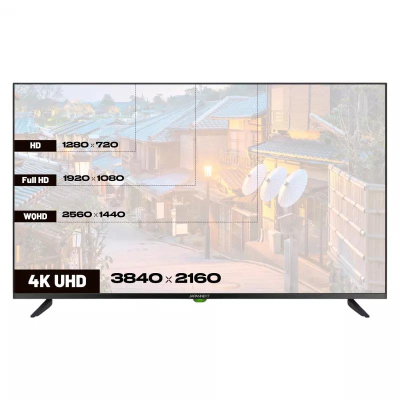 109,2cm/43 (3840x2160) JAPANNEXT JN-IPS430UHD60F 16:9 IPS 60Hz HDMI USB WLAN kõlar must