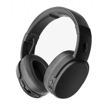 Peakomplekt Skullcandy Crusher Wireless — must, binauraalne kõrvaklappidega, Bluetooth ja 3,5 mm, kokkupandav, 40 h aku