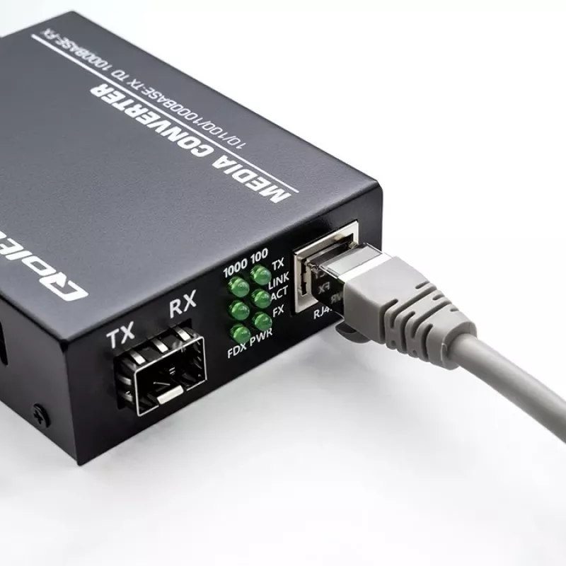 Meediakonverter LÜLITI Ethernet 1x RJ45 1x SFP