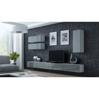 Cama Kapp VIGO 90 suletud 90/35/32 valge/hall läikiv