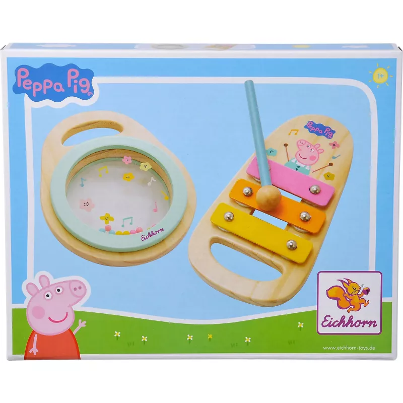 Peppa Pig Wood-Musikset, muusikamänguasi 2-osaline