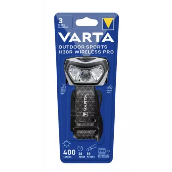 Peavalgusti Varta Outdoor Sports H30R Wireless Pro 400 lm IPX7