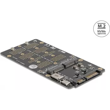 DELOCK M.2 Key M NVMe SSD to OCuLink SFF-8612 konverteradapter (mudel 64294)