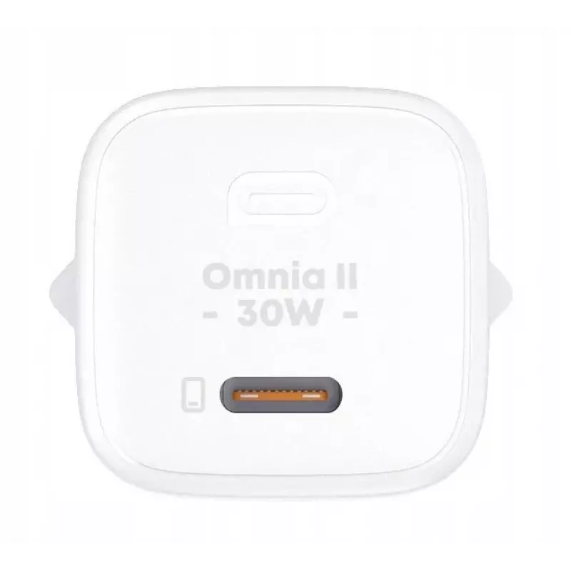 Seinalaadija PA-B1L Valge Omnia II Mini 1xUSB-C PowerDelivery 30W 5A
