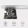 Axagon PCES-SJ2 liidesekaardid/adapter Sisemine SATA
