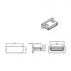 Pistikupesa turvakate HDMI mini-C DeLOCK 64028