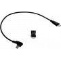USB-andmekaabel No name microUSB-mikroUSB-le ja Lightning, must, mudel 0-07-0258-0.08_LF