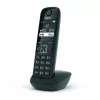 Analoog/DECT-telefon Gigaset AS690HX traadita telefonitoru helistaja ID-ga must