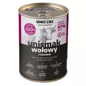 Märg koeratoit UNISZKI Unismak Veiseliha 400g — veiseliha, 400 g