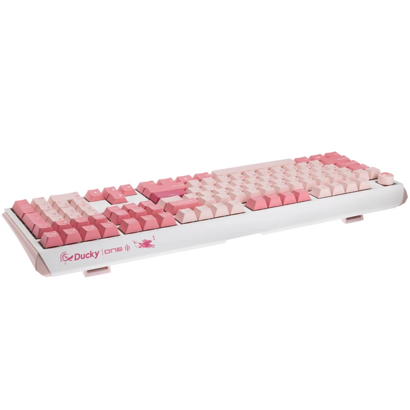 Ducky One 3 Gossamer Pink klaviatuur Mängimine USB US English Roosa, Valge