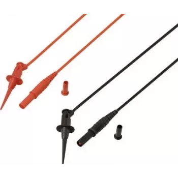 Voltcraft MSL-525 Test Lead 4 mm safety-Plug 1.2 m Red Must 1 Pair (VC-17182165)