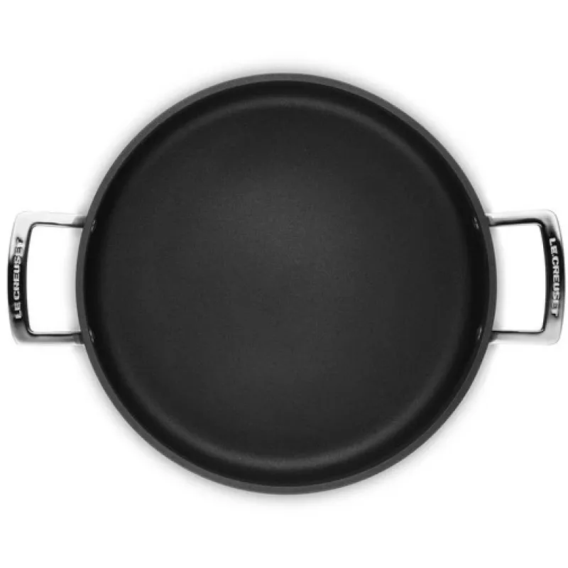 Le Creuset Toughened Non-Stick sauteuse klaasist kaanega 28 cm