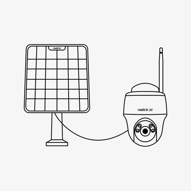 Reolink Go Series G430 - 5MP välistingimustes kasutatav aku-kaamera, 4G LTE võrk, inimese/sõiduki/looma tuvastus, 355° pööramine ja 140° kallutamine