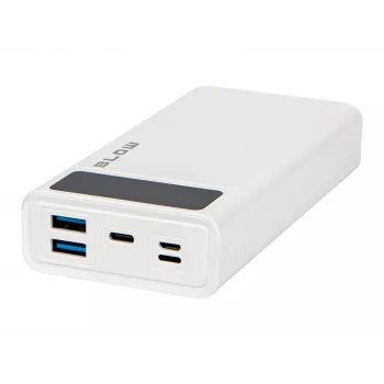 Portable Power Bank BLOW PB20E 20000mAh QC+PD 20W with USB-C, 2×USB-A, Lightning input, polymer battery