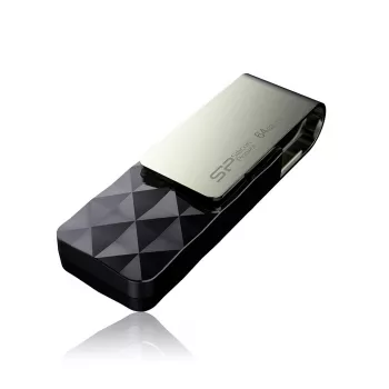 Silicon Power Blaze B30 USB-mälupulk 64 GB USB Type-A 3.0 (3.1 Gen 1) Must