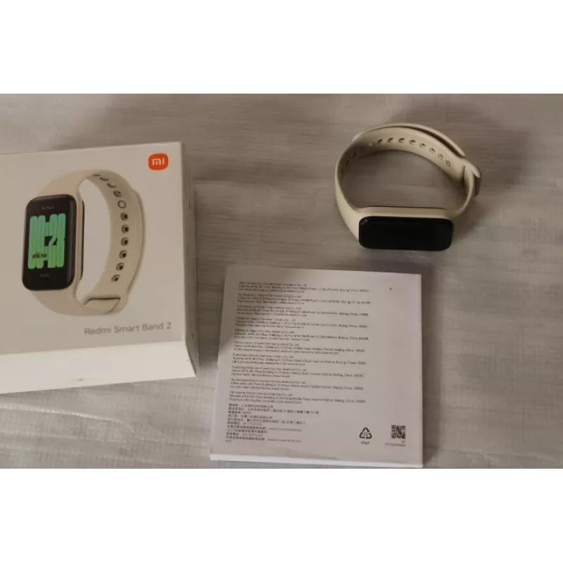 MÜÜDUD. Xiaomi Redmi | Smart Band 2 | Treeningujälgija | Puuteekraan | Südame löögisageduse monitor | Veekindel | Bluetooth | KASUTATUD, PUUDUB LAADIMISSEADE | Elevandiluu