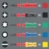 Kruvikeerajakomplekt Wera Kraftform Kompakt VDE 60 iS isoleeritud 50 mm — elektriliselt isoleeritud täppiskomplekt