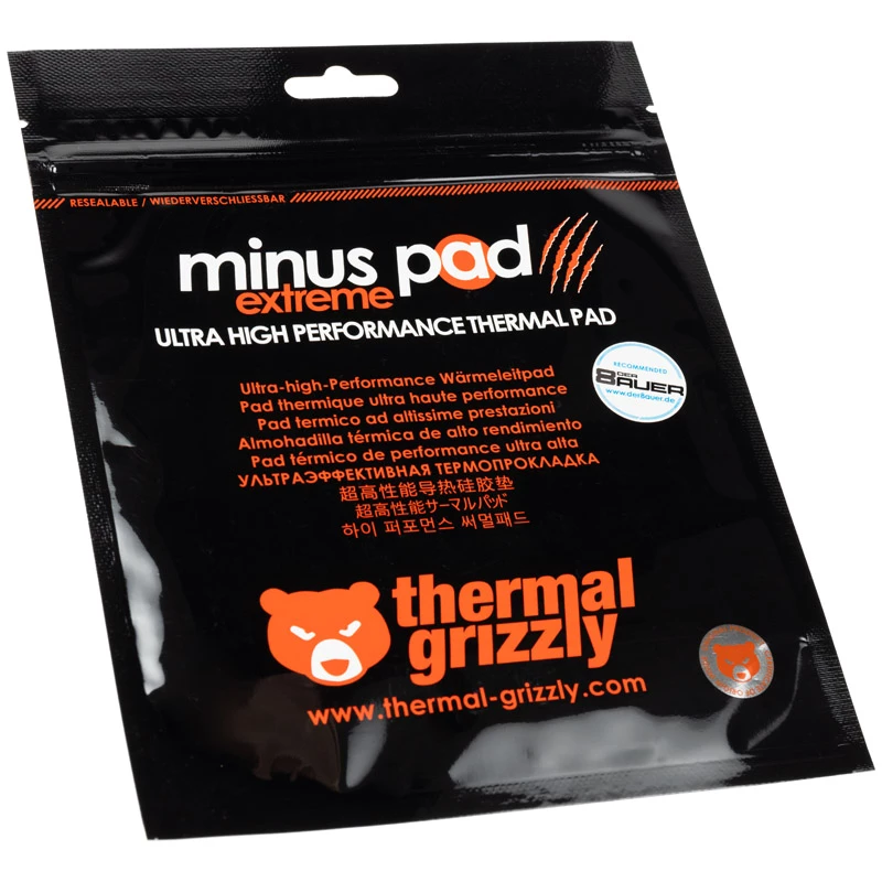 Termopadi Thermal Grizzly TG-MPE-120-20-15 tihedus 3,38 g/cm³ roosa 20x120x1,5 mm