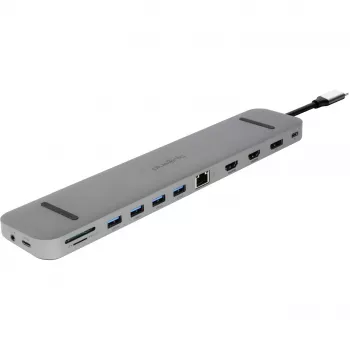 ALLNET PSUC2501 - USB 3.2 Gen 1 (3.1 Gen 1) Type-C - 3,5 mm - DisplayPort - HDMI - RJ-45 - USB 3.2 Gen 1 (3.1 Gen 1) Type-A - USB 3.2 Gen 1 (3.1 Gen 1) Type-C - 3840 x 2160 pikslit -