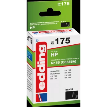 EDDING EDD-175 - ühilduv - must - HP - HP Color Copier 410 HP Color Copier 1315 HP Color Copier 7450 HP Deskjet 5100 HP Deskjet 5145 HP...