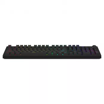 Mehaaniline mänguriklaviatuur SAVIO STYX Outemu Blue Hot-Swap RGB USB QWERTY US International Must 104-klahviga täissuuruses