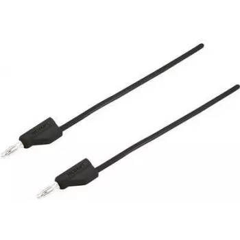 VOLTCRAFT Test Lead [Plug 4 mm - Plug 4 mm] 1.5 m Must MSB-300 (MSB-300-1.5-SW)